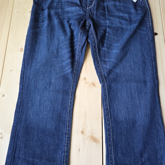 Cinch Ada Mid Rise Relaxed Fit Boot Cut Dark Wash Jeans 33/15 Long NEW - Picture 4 of 14